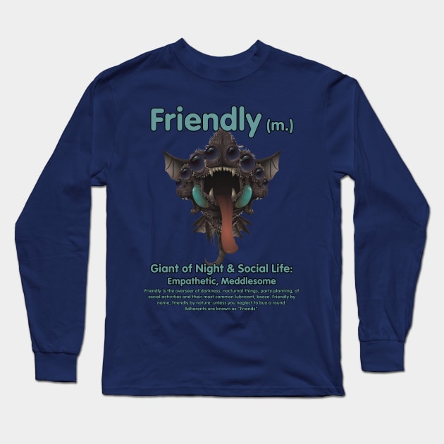 Friendly Long Sleeve T-Shirt by Justwillow